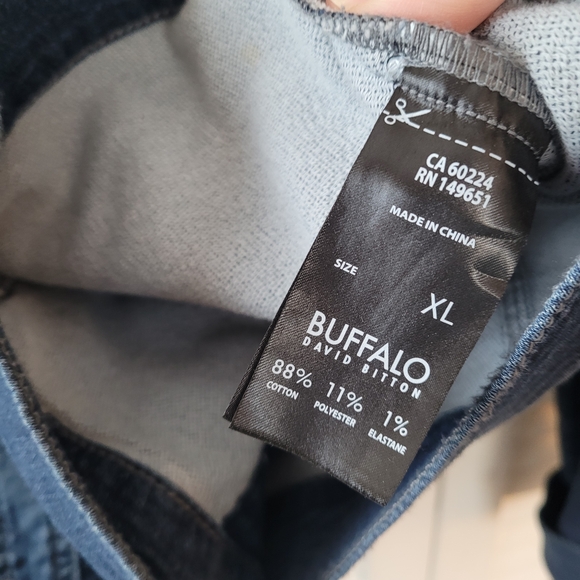 Buffalo David Bitton Stretch Denim Jacket Medium Wash Blue XL - Picture 6 of 7